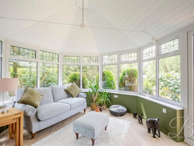 A bright conservatory is the perfect place to watch the seasons change