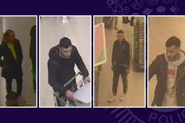 Police have released images of three men and a woman they’d like to speak to following a shop theft at Asda in Front Street, Arnold, at around 1pm on March 11.
Printer ink, razors, medicine and toothbrushes were among the large amounts of items taken by a group of shoplifters working in tandem.
Anyone with information can call the police on 101, quoting incident 359 of March 11.