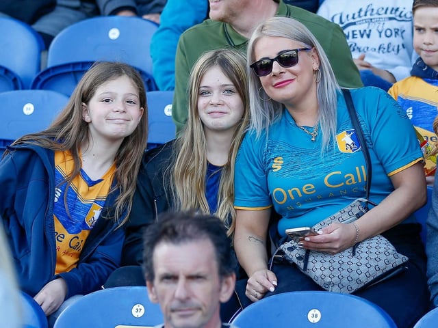 Stags fans ahead of the 2-2 draw with Forest Green.