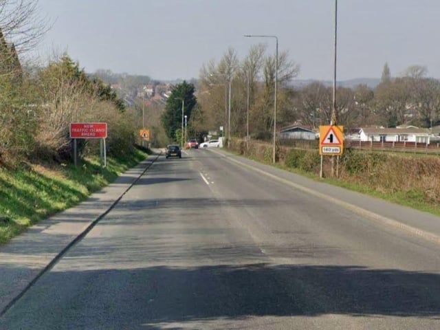 Old Mill Lane, Mansfield, opposite the fields.
