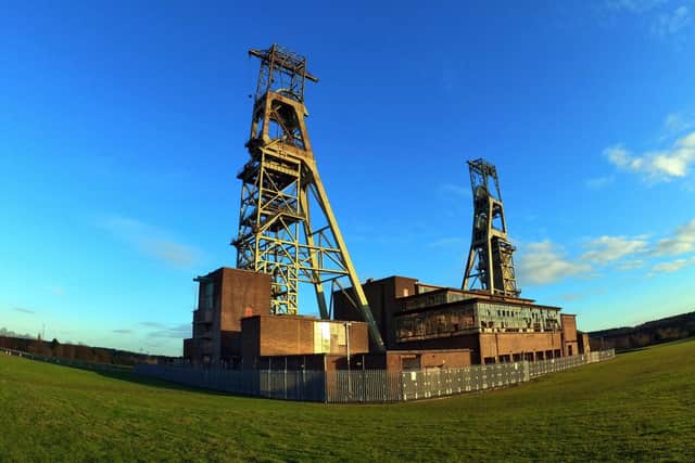 Clipstone headstocks and former colliery site.