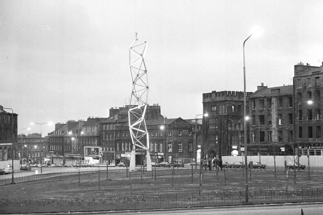 Unveiled at the Picardy Place junction in 1973, the Kinetic Light Sculpture divided opinion among locals until its removal 10 years later. Dubbed by some as 'the monument to a drunken scaffolder', it was supposed to light up and change colours according to the wind, but rarely worked as intended.