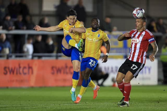 Action during the Sky Bet League 1 match against Exeter City FC at St James Park   Photo credit : Chris & Jeanette Holloway / The Bigger Picture.media