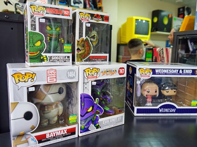 The shop not only offers popular games but also houses cult classic toys and collectables.
