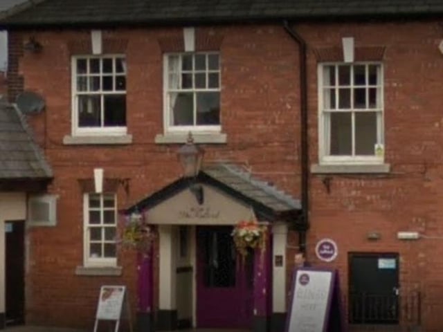 The pub and restaurant on Chesterfield Road South was presented with a top rating of five on August 9.