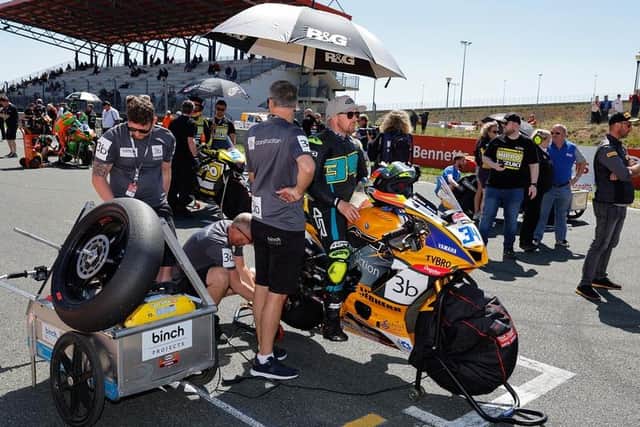 Alistair Seeley at Spanish opener for Binch Racing.