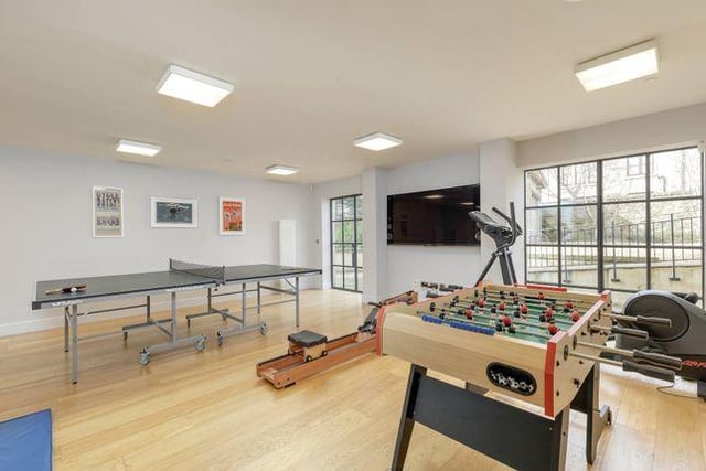 If running around this massive house isn't going to keep you fit, this inbuilt gym space certainly will.
