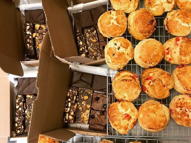 This Leith cafe is offering an afternoon tea delivery service, which includes a cake box, four scones, whipped cream, a jar of jam and a bag of coffee for £30.