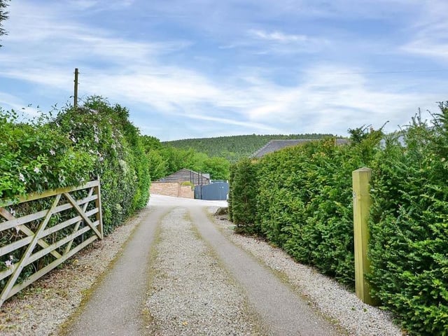 It's time for us to leave now, but this is also one of the driveways that leads to Stone Steps Barn. Hope you liked it!