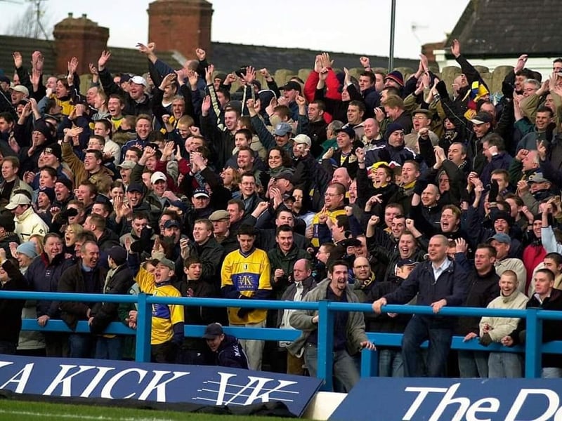 A Liam Lawrence injury time winner means this match was one that many Stags fans will remember  from January 2003 - do you recognise anyone?