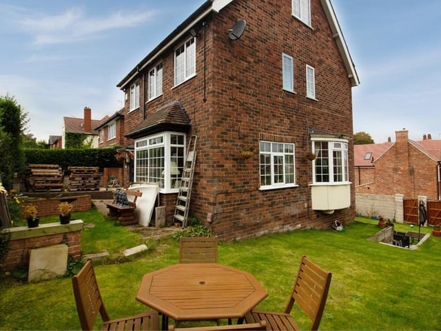 As we go back outside the Church Hill Avenue property, this photo offers a view from the garden at the rear. As you can see, it offers an ideal space to sit and relax or entertain family and friends.