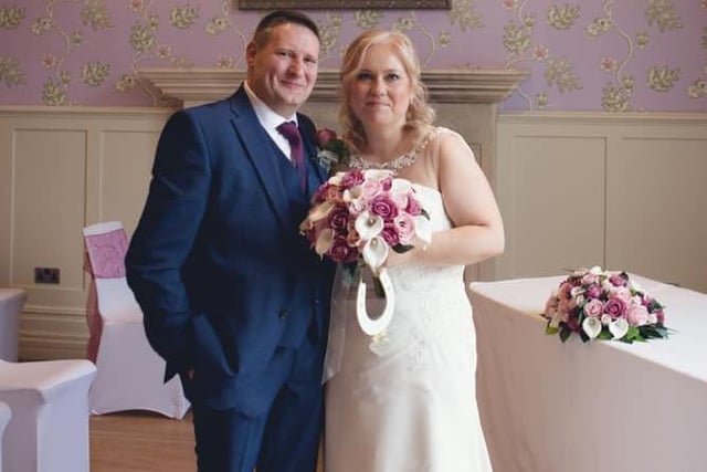 Susie Daine, said: "Second attempt went ahead on 28/9/2020 after the first one had to be cancelled. Perfect day with just 15 of us. Who said you can’t have a perfect Covid-19 wedding !"