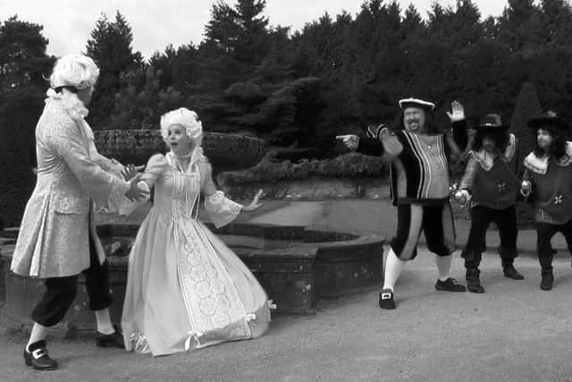 Filming took place at Newstead Abbey for some of the scenes