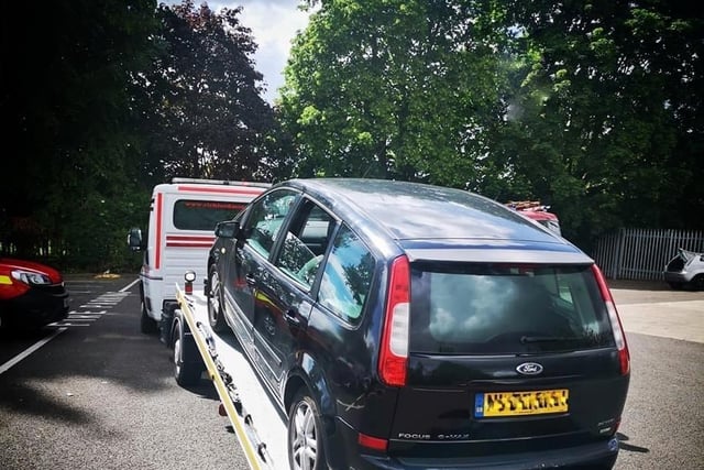 On Tuesday, May 31, the Shirebrook SNT posted: “Well well well, for the second time in just a three month period we have now seized a vehicle from the same person for the same offence! No insurance, no car! Simple.”