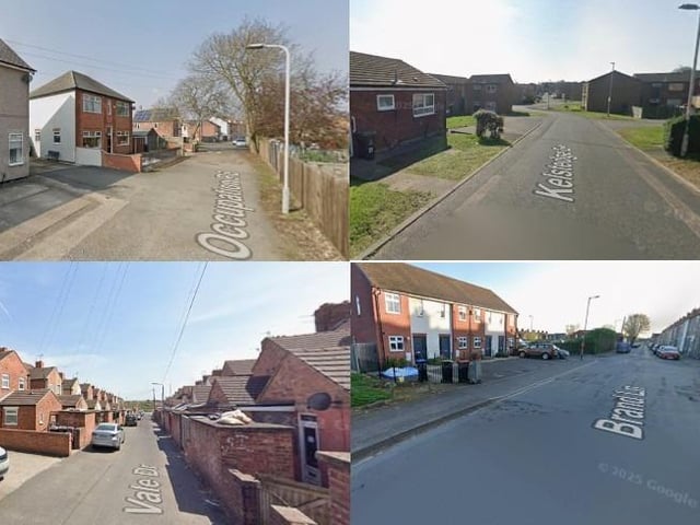 The top 20 least expensive streets in Mansfield, Ashfield and Hucknall