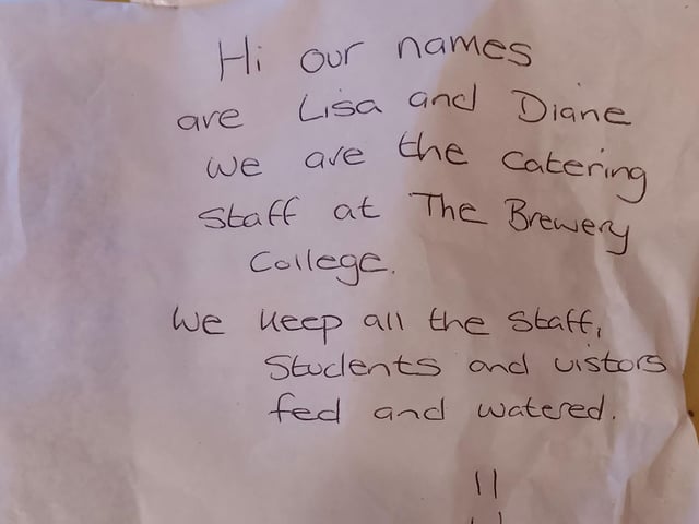 The Old Brewery cafe staff contributed a little something to the 2025 haul.