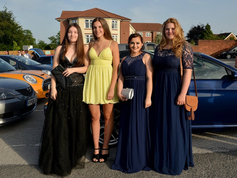 The girls are ready for prom night at Sutton Academy.
