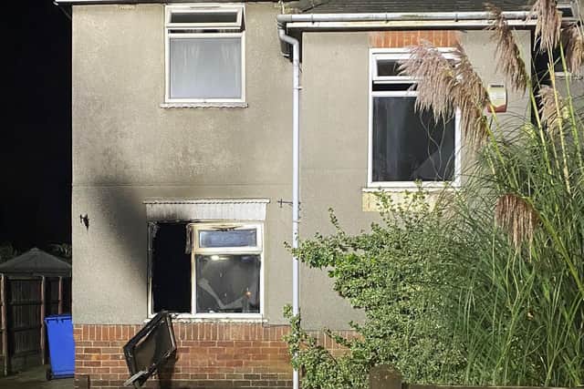 The fire damaged much of the ground floor