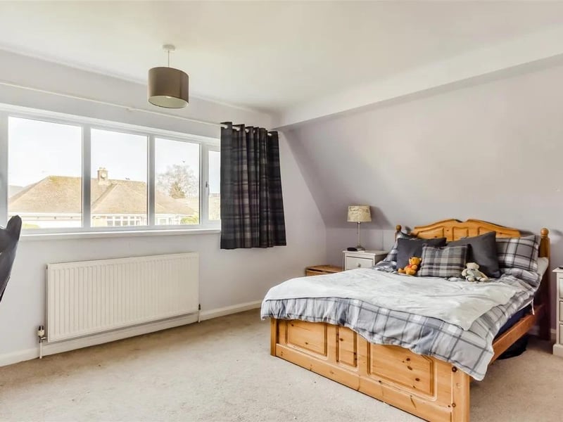 One of the comfortable and relaxing bedrooms in the home.