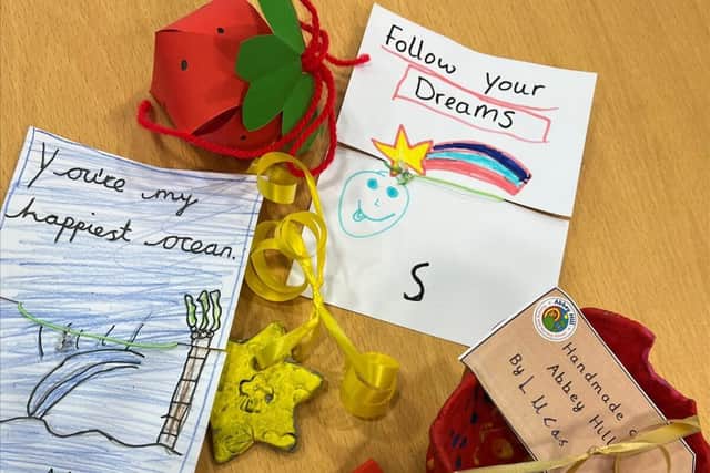 Youngsters from Years 1 to 5 sold handmade products. (Photo by: Abbey Hill Primary School and Nursery)