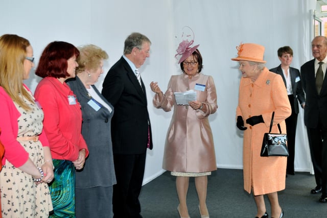 Her Majesty The Queen on her visit to Sunderland as part of the Diamond Jubilee tour in 2012.