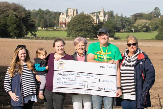 EMDG cheque presentation to Lincs &amp; Notts Air Ambulance