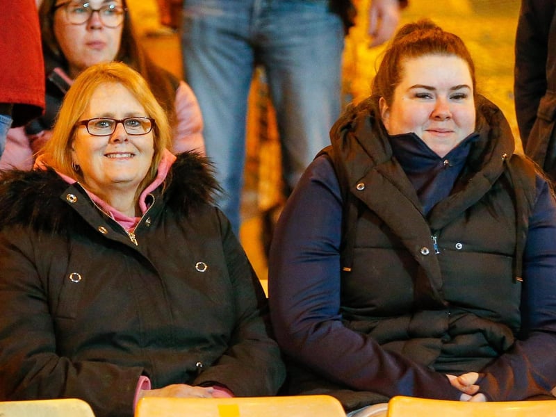 Mansfield Town fans ahead of the 3-1 defeat at Port Vale.