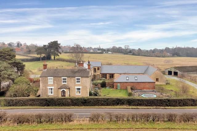 Welcome to The Old Farmhouse at Three Thorn Hollow Farm, off Blidworth Lane in Rainworth. The substantial four-bedroom property is on the market for £450,000 with Mansfield estate agents Richard Watkinson and Partners.