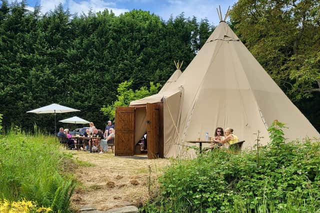 ‘The Dog House on Tour’ café is now open at Greasley Castle Farm.