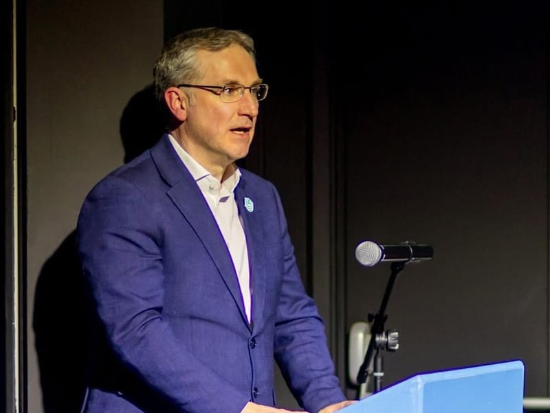 Councillor Matthew Relf of Ashfield District Council; He spoke on the significance of the theatre as a community asset and symbol of regeneration