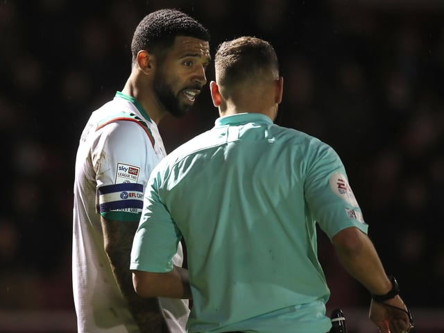 Joss Labadie has had 12 bookings and one straight red in 30 games.