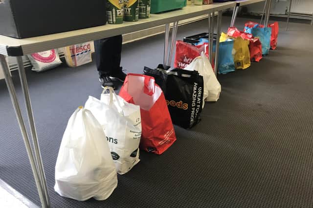 Lifeline food supplies at the Storehouse Kirkby Foodbank.