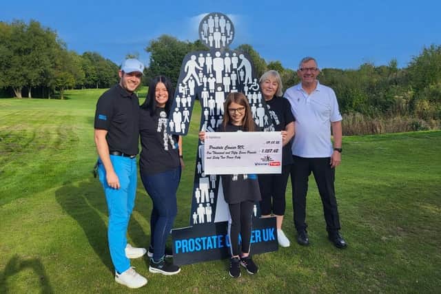 The Sheppard Family at Brierley Forest Golf Club, Huthwaite - from left, Liam, Laura, Alexa, Andrea and Jeremy.
