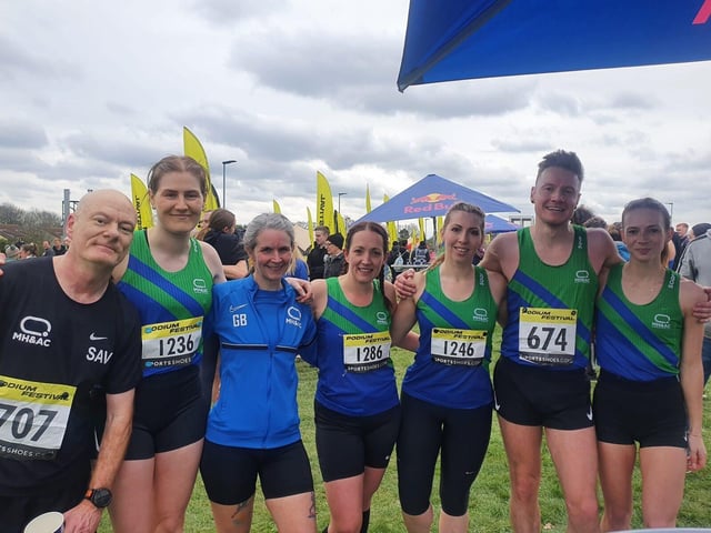 Why not start your running journey in local parks across the Mansfield area? If you need support with your running, there are several groups you can join, such as the Mansfield Harriers. This is a popular running group suitable for individuals aged 9 and above, which has been in operation for over a century. In September 1995, Berry Hill A.C. and Mansfield Running Club merged to form the Mansfield Harriers and Athletic Club. For more details on how you can become a part of this club, please visit https://www.mansfieldharriers.co.uk/get-involved/ Photo: Mansfield Harriers after racing the Podium 5K