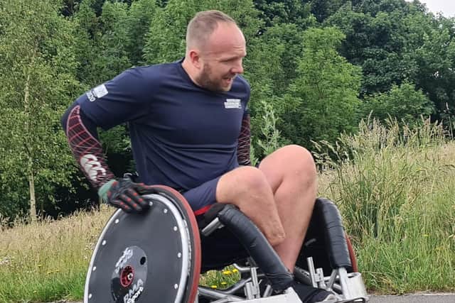 Dave Wilkinson completed his 100km challenge at Berry Hill Park