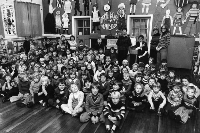 Children of North Road Infants School, Boldon Colliery celebrated their school's centenary in October 1977. Were you there at the time?