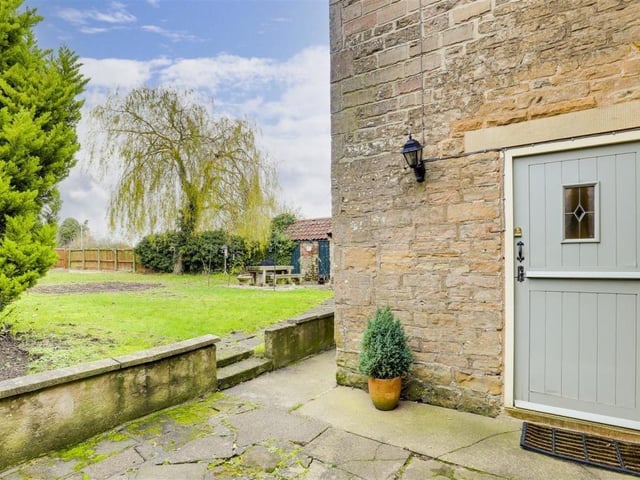 One of the doors to the old cottage.