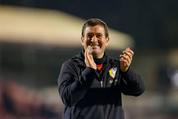 Nigel Clough during the Sky Bet League Two match against Crawley Town FC on Saturday 16 December 2023  Photo credit: Chris & Jeanette Holloway / The Bigger Picture.media