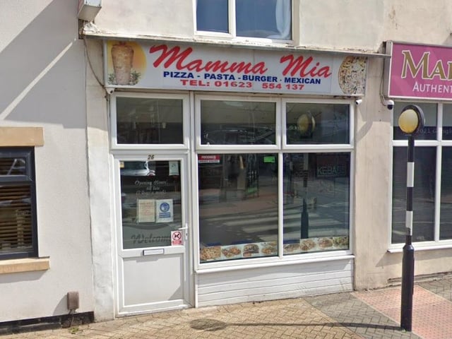 The pizza place was rated five on March 23.