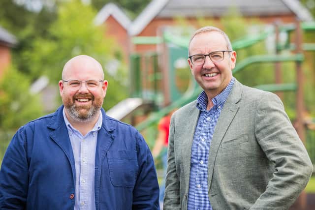 Joe Stenson (L) and Kevin Parker (R) of Barratt Redrow