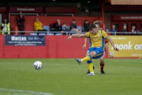 Mansfield Town midfielder Jakub Kruszynski during the pre-season match Alfreton Town FC v Mansfield Town FC : Impact Arena : 15 July 2022 : Photo Credit Chris & Jeanette Holloway @ The Bigger Picture.media