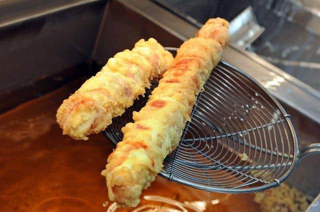 Theo's festive foot-long 'pigs in blankets'