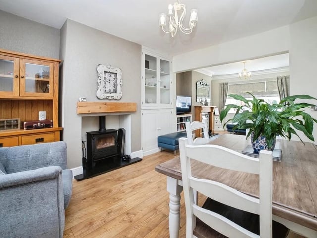Three-bedroom terraced home with period charm and modern interiors. Features two reception rooms, stylish family bathroom, cellar, downstairs WC, off-street parking with garage, and private garden. Close to town, schools, and transport links — ideal for families and commuters.