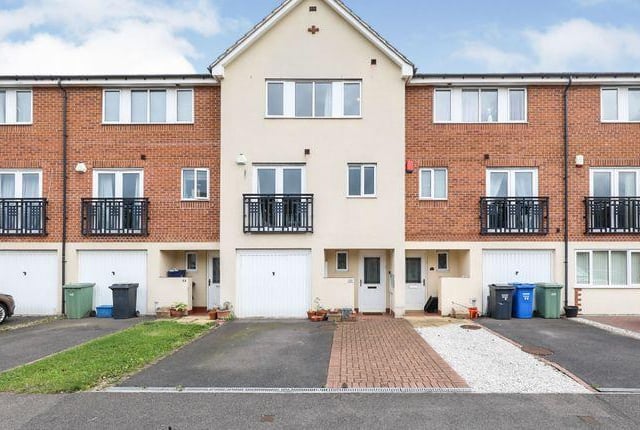 This four bedroom town house has a utility room, music room and a kitchen diner. Marketed by Strike, 0113 482 9379.