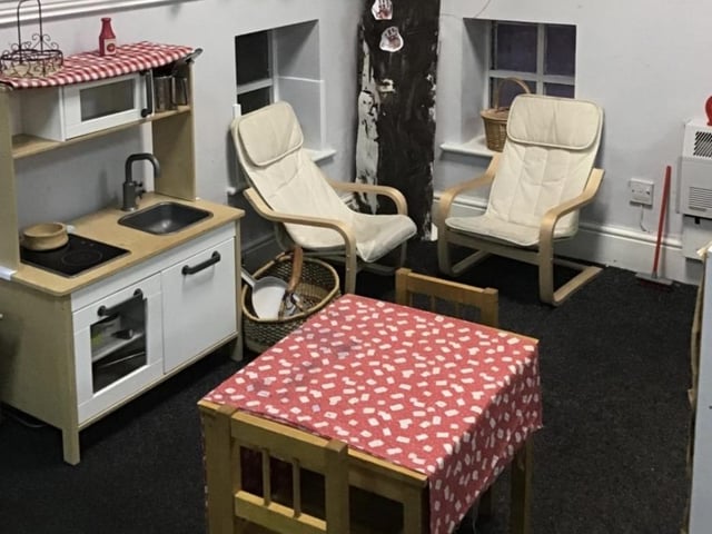 The room for children aged two-four boasts a role play area. Little Lambs Day Nursery in Kirkby is celebrating a good Ofsted report.