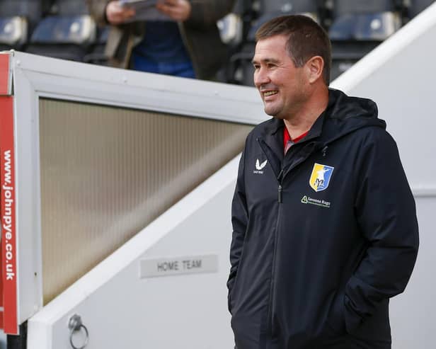 Mansfield Town manager Nigel Clough.