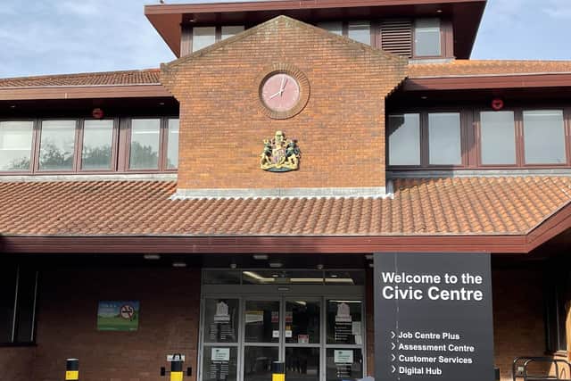 The Civic Centre, Mansfield Council's headquarters.