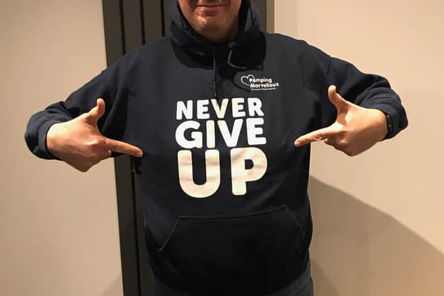 Dave Stott who inspires others coping with cardiac conditions