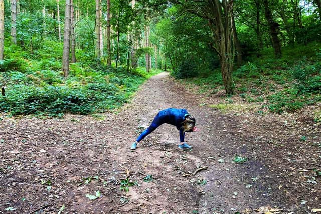 Outdoor yoga sessions are taking place at Sherwood Pines