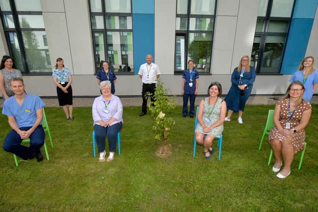 Sherwood Forest Hospitals NHS Trust's climate action team.